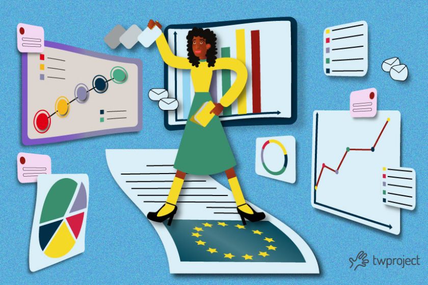 Management and reporting of European and NRRP projects with TWPROJECT