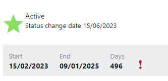 alert on calendar changed