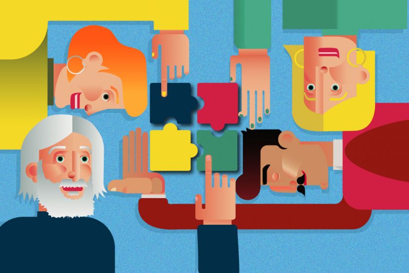 collaborazione nel team