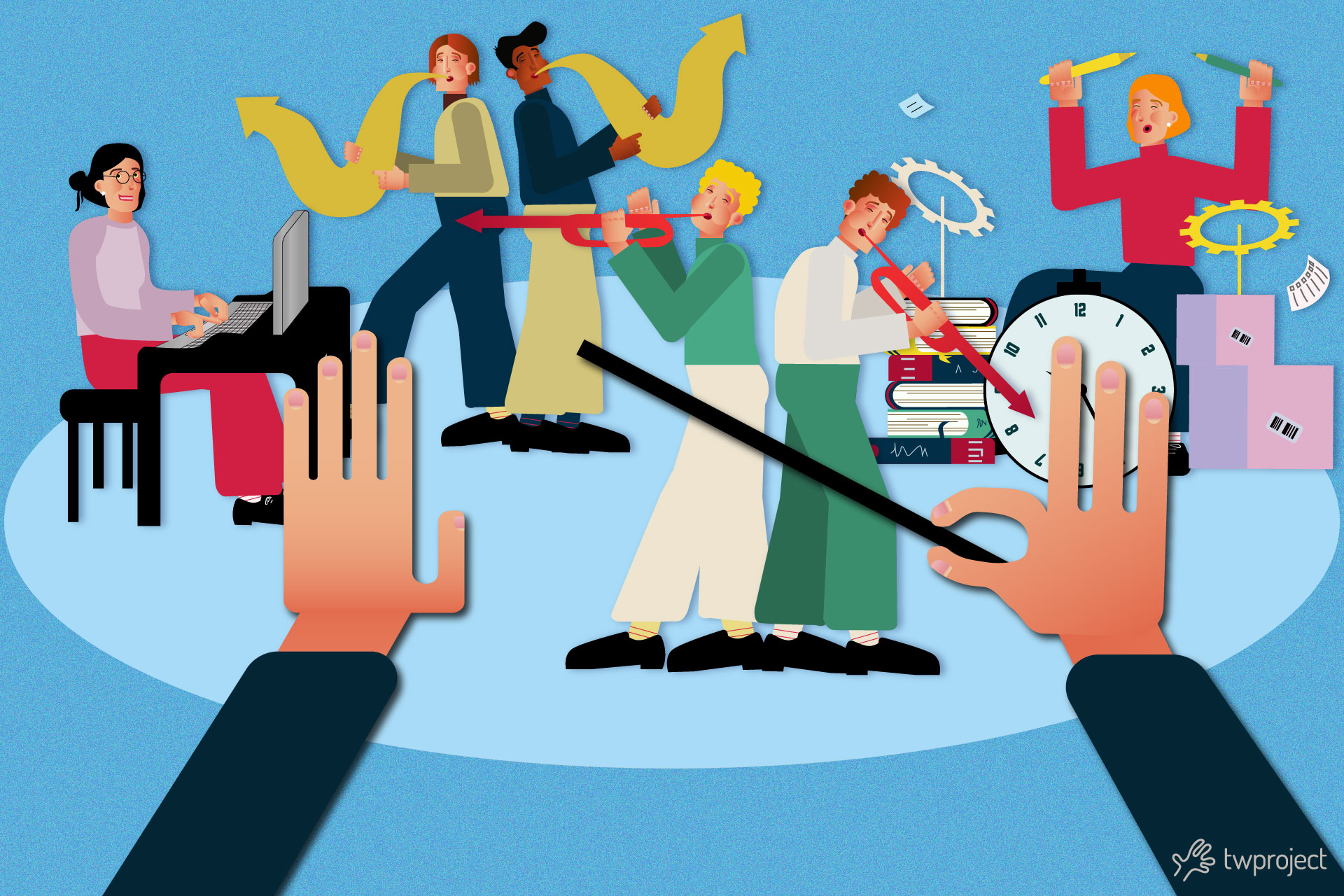 Gestione delle risorse con software Twproject