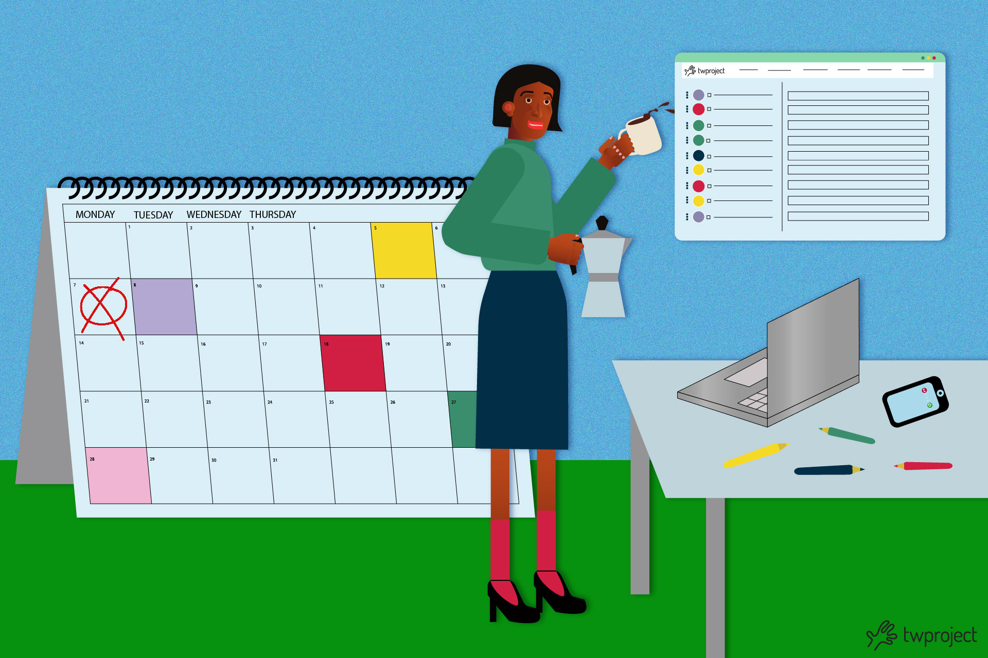 Gestione progetto col software migliore: Twproject VS Monday